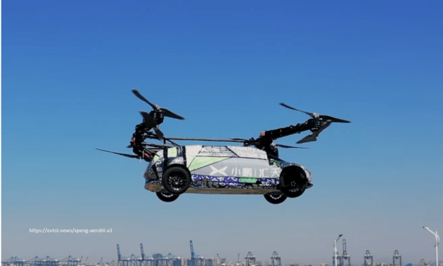Pierwszy w pełni elektryczny, latający samochód VTOL